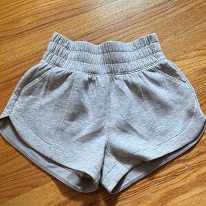 Abercrombie & Fitch Light Gray Athletic Shorts